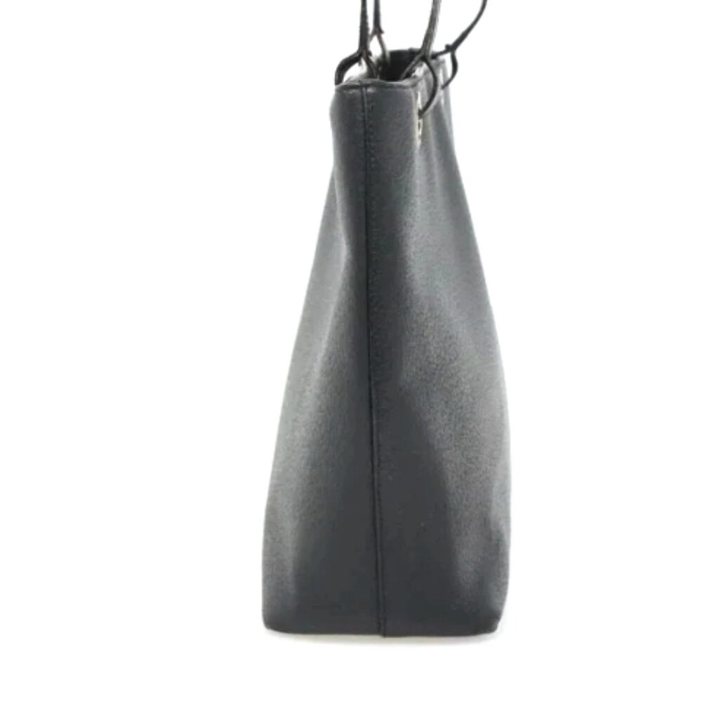 SALE Vintage Gucci Leather Aphrodite Black Tote Bag Medium Gold w/FREE Accessory - Picture 10 of 16